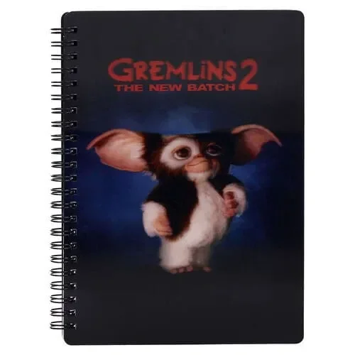 Gremlins – Notizbuch (schwarz) mit 3D-Effekt