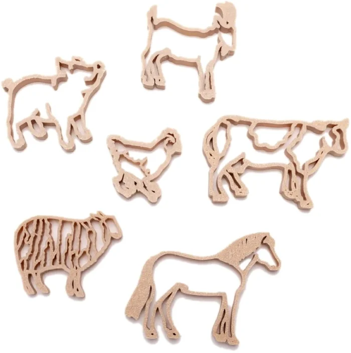 Grennn boerderij dieren uitsteker