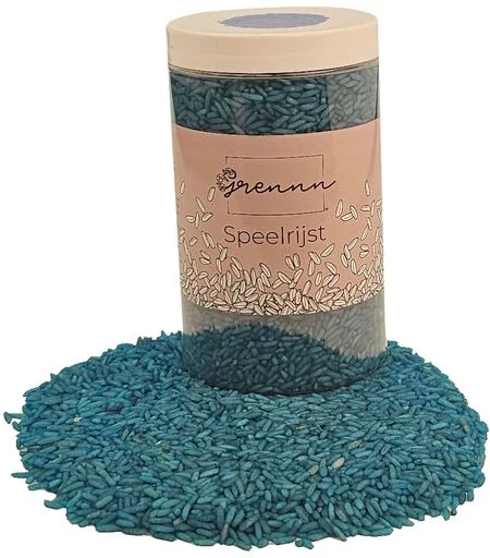 Grennn speelrijst blauw 300 gram