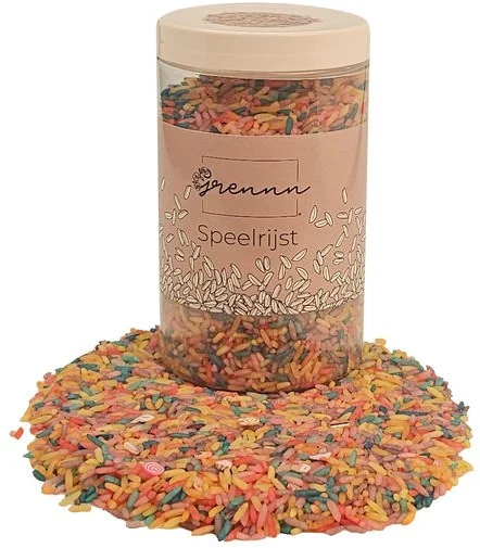 Grennn speelrijst candy mix 750 gram