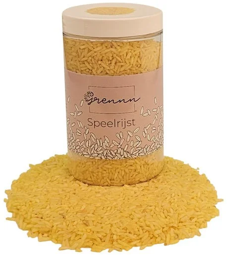 Grennn speelrijst geel 250 gram