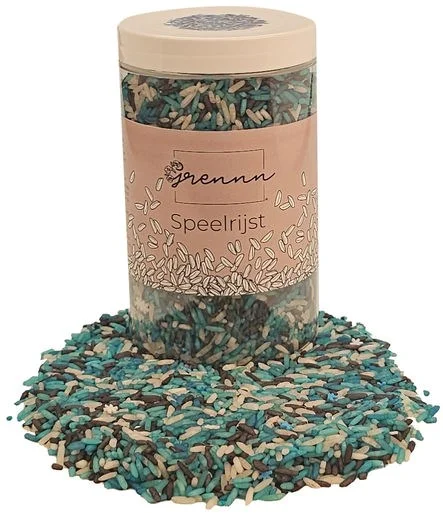 Grennn speelrijst snowmix 250 gram