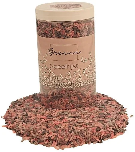 Grennn speelrijst unicorn mix 500 gram