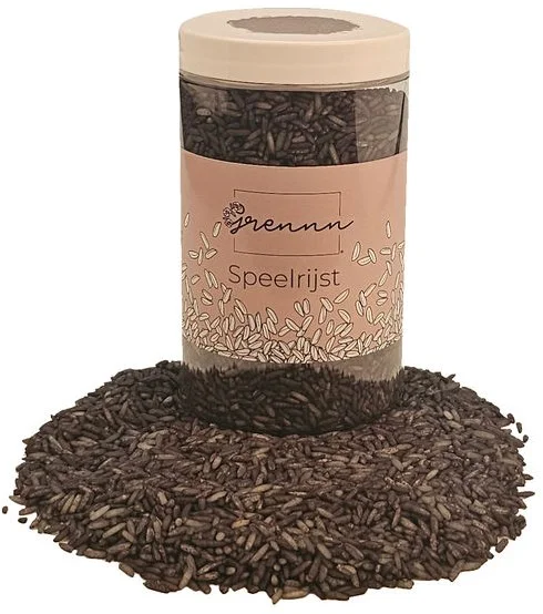 Grennn speelrijst zwart 250 gram