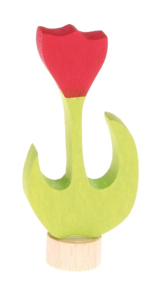 Grimm's Steckfigur rote Tulpe
