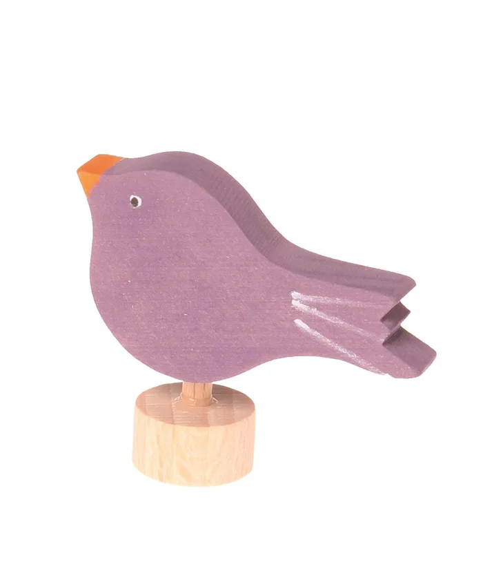 Grimm's Steckfigur sitzender Vogel
