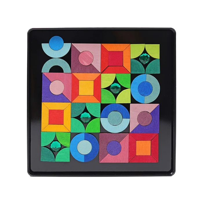 Grimms Magnetspiel Grundformen und Glitzersteine