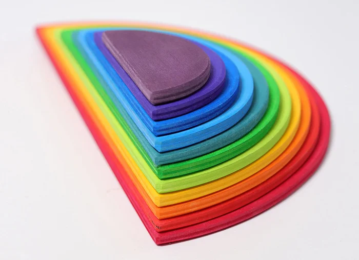 Große Regenbogen Halbkreise