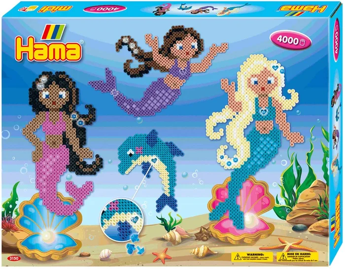 Hama 3150 Meerjungfrauen 4000 Stück