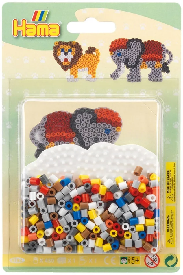 Hama 4183 Wildtiere Blister 450 Stück