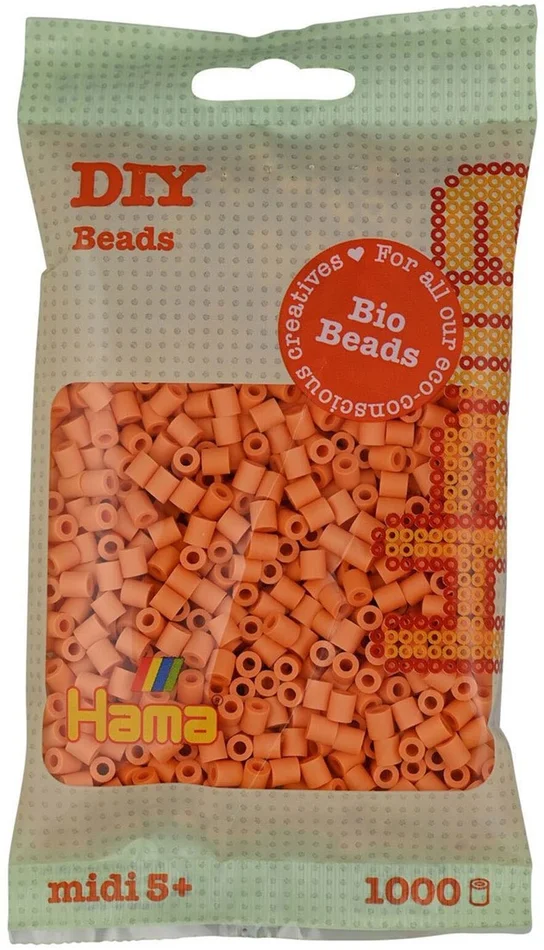 Hama Bio Strijkkralen – Licht Abrikoos (105), 1000st.