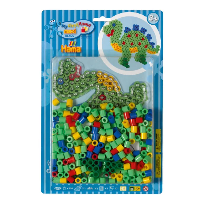 Hama Blister Dinosaurier Maxi-Bügelperlen