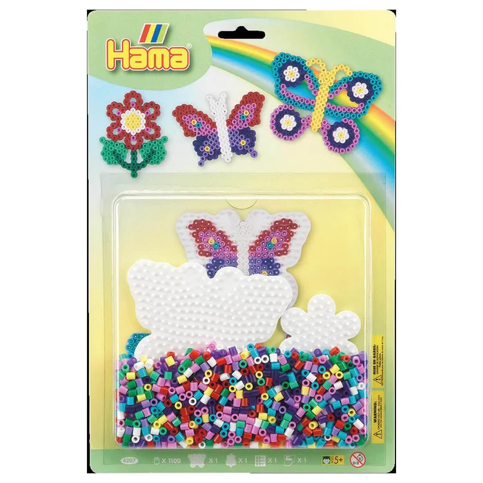 Hama Blister Schmetterling Midi-Bügelperlen