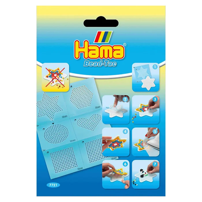 Hama Bogen mit Haftfolien, 6 Stk. für Midi-Bügelperlen