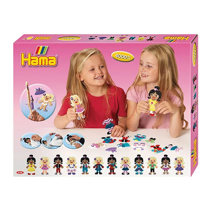 Hama Geschenkpackung Anziehpuppen Midi-Bügelperlen