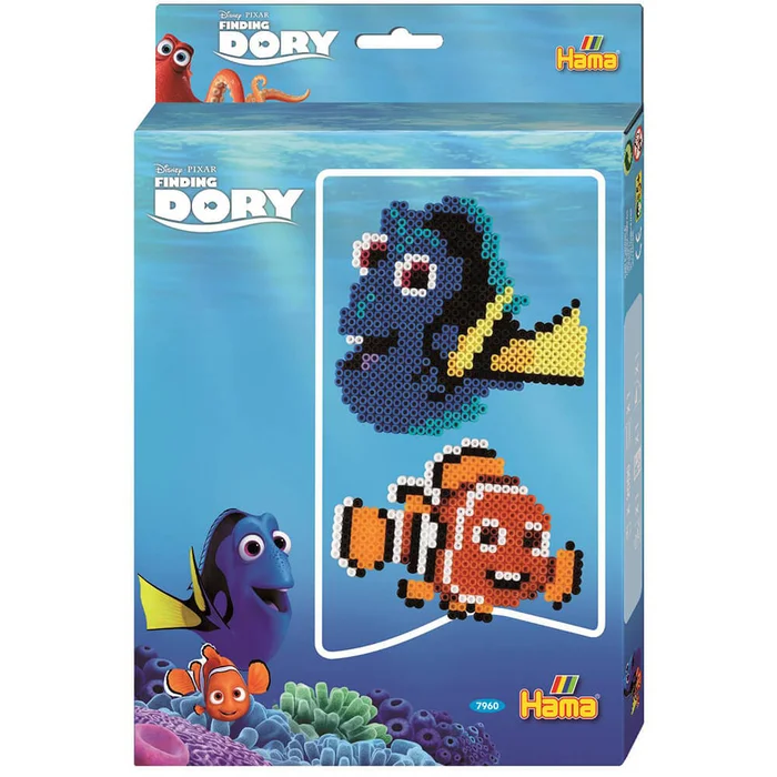 Hama Geschenkpackung Findet Dory klein Midi-Bügelperlen