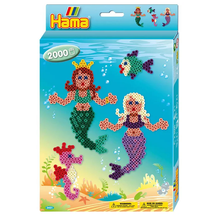 Hama Geschenkpackung Meerjungfrau klein Midi-Bügelperlen