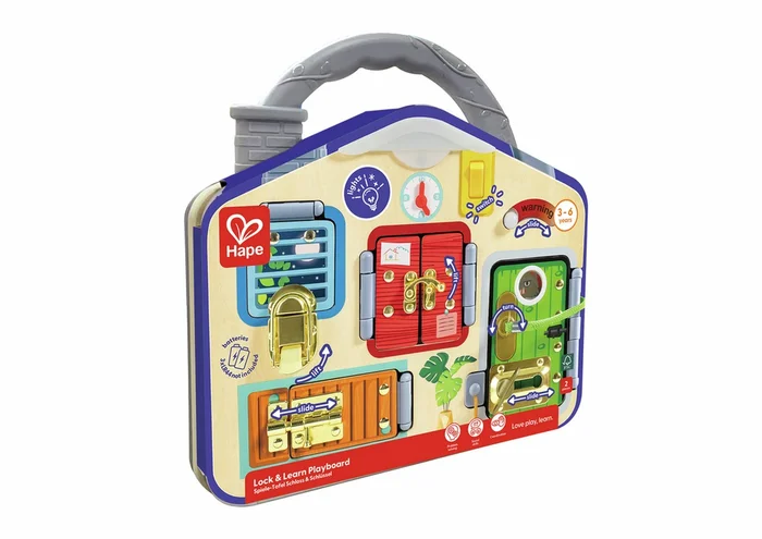 Hape – Spiele-Tafel Schloss & Schlüssel