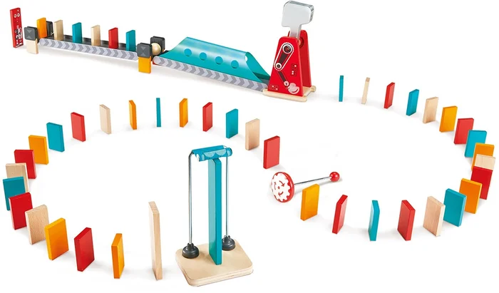 Hape E1056 – Großer Hammer Domino, Kettenreaktionsspielzeug