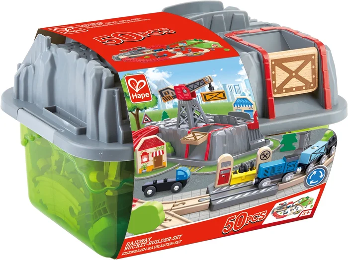 Hape E3764 Eisenbahn-Baukasten-Set