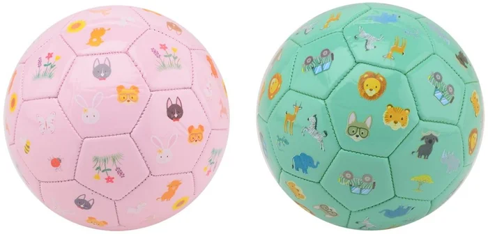 Happy world kunstlederen speelbal 2 assorti