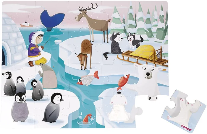 Haptik-Puzzle „Im Eis“ (20 Teile) Im Karton
