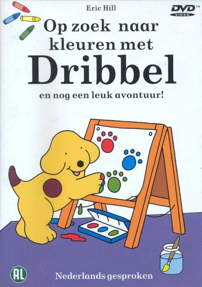 Harlekijn DVD Op zoek naar kleuren met Dribbel.