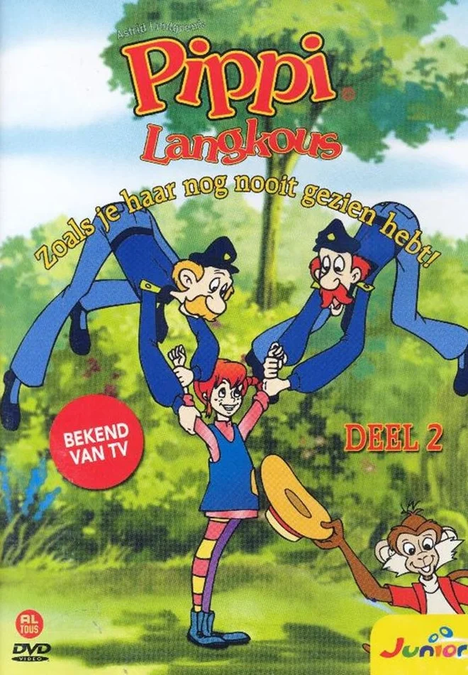 Harlekijn DVD Pippi Langkous animatie. deel 2