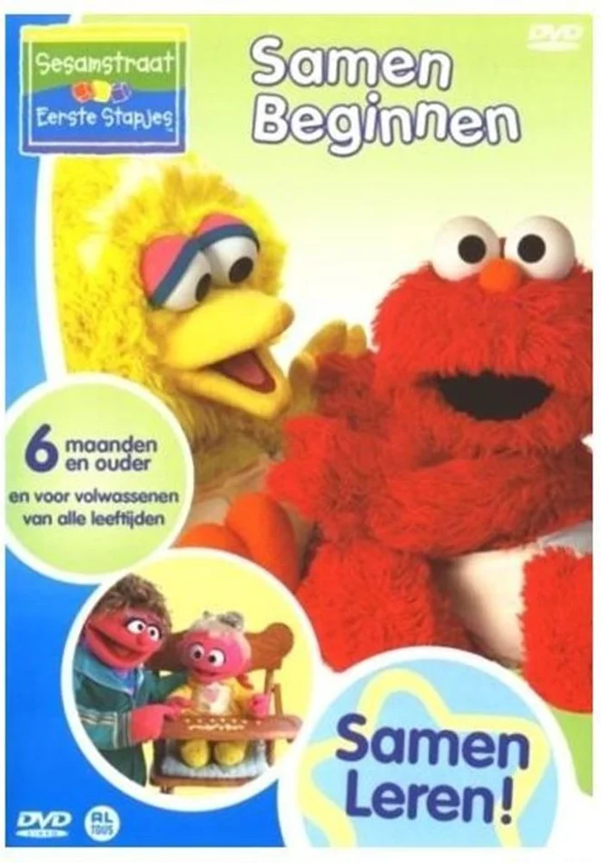 Harlekijn DVD Sesamstraat Samen beginnen.