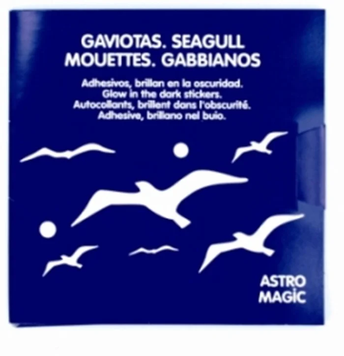 Harlekijn Glow in the dark stickers meeuwen