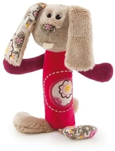 Harlekijn Trudi Forest Waldnymphe Hase mit Quietschgeräusch 19