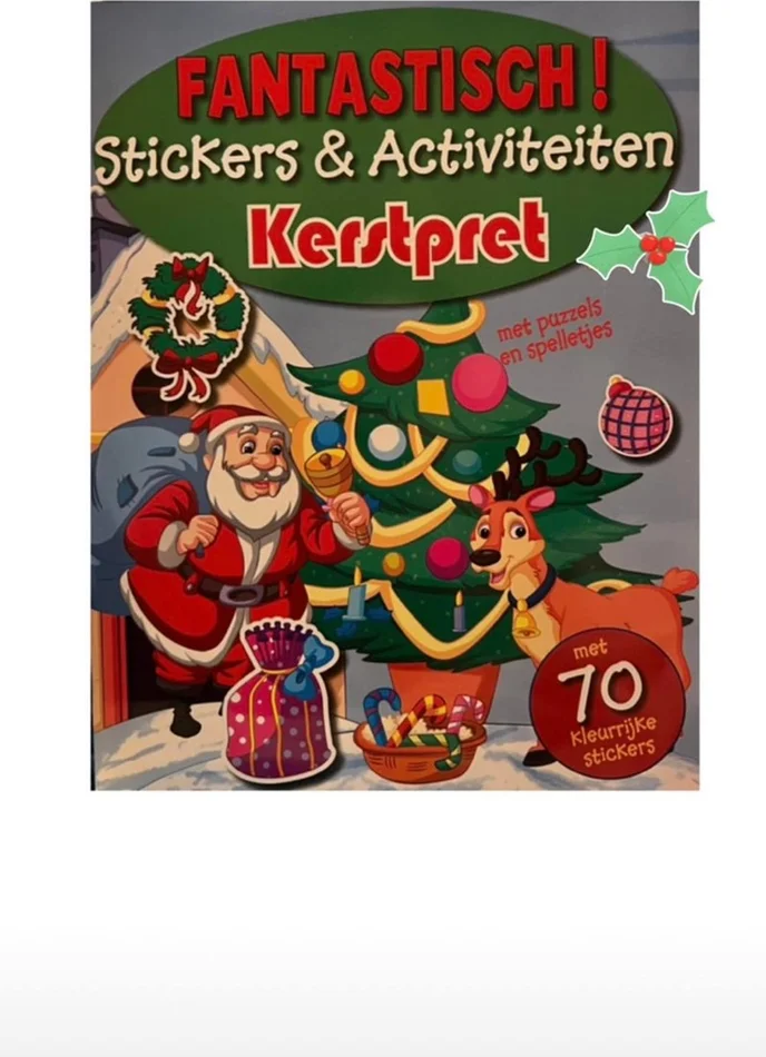 Harlequin Weihnachtssticker und Aktivitäten. 24 Seiten+8