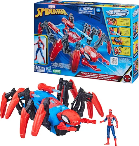 Hasbro Marvel – Spider-Man Krabbelspinne mit Wasserspritze