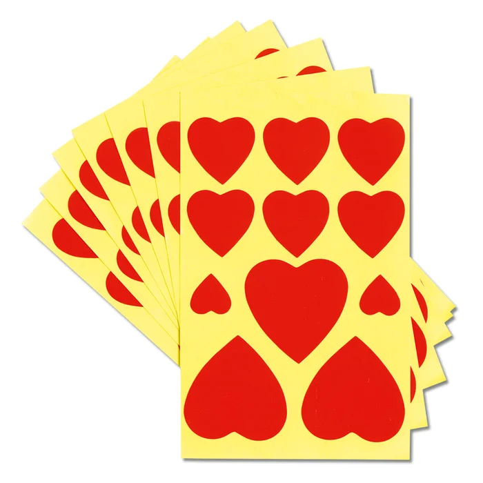 Herzaufkleber für viele Anlässe in unserem Onlineshop