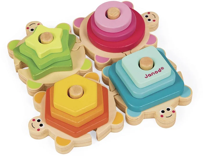 Holz-Steckpuzzle Schildkröten