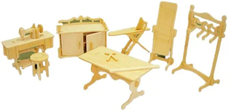 Holzbausatz Bekleidungswerkstatt 1:12 894