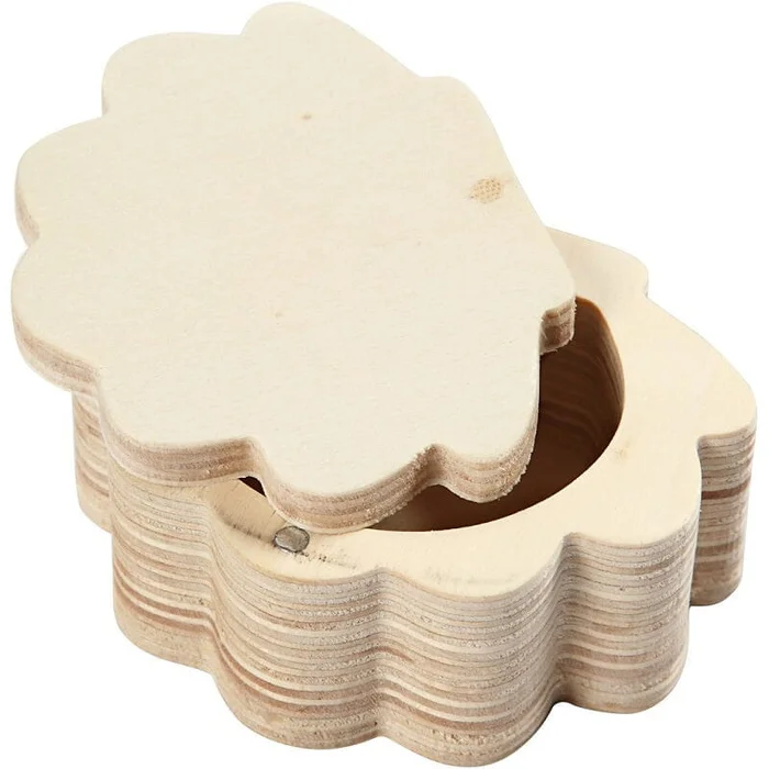 Holzdose Muschel