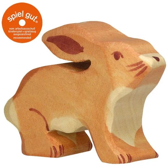 Holztiger Hase, klein, 80100