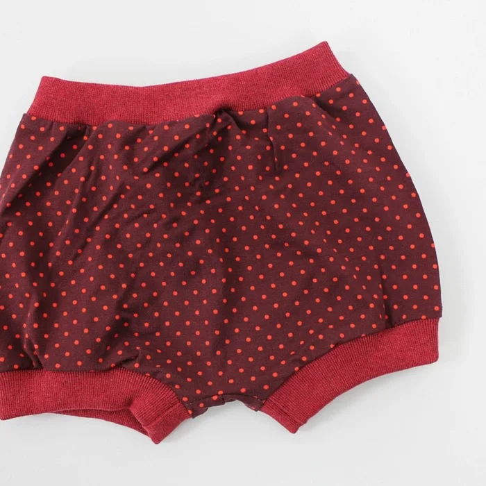 Höschen Bordeaux mit Punkten