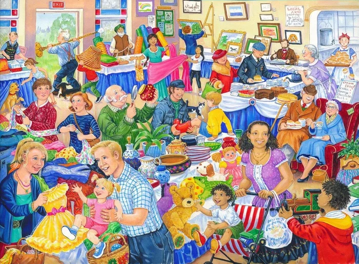 House of Puzzles Jumble Sale BIG 500 Puzzle