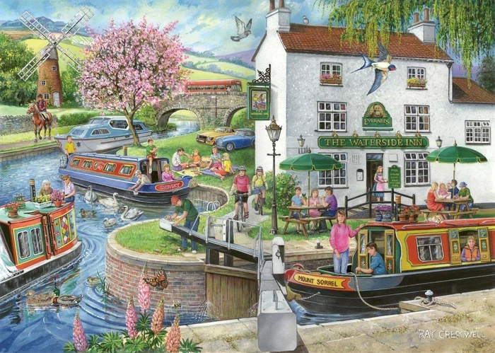 House of Puzzles No.6 – By The Canal 1000 Piece Puzzle