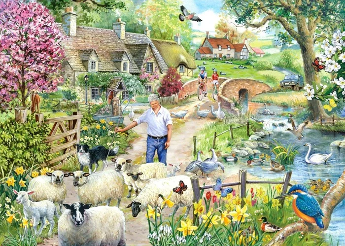House of Puzzles Shepherd’s Lane 1000 Piece Puzzle