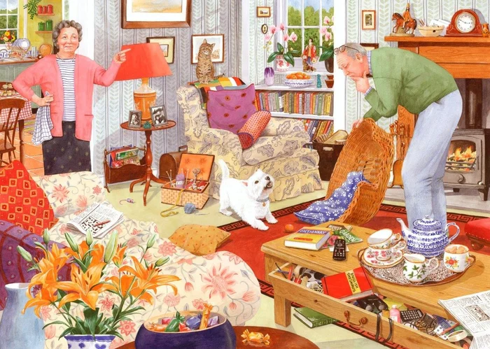 House of Puzzles Where are my Glasses 1000 Piece Puzzle