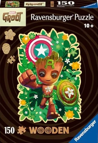 Houten Legpuzzel Marvel Groot, 150st.