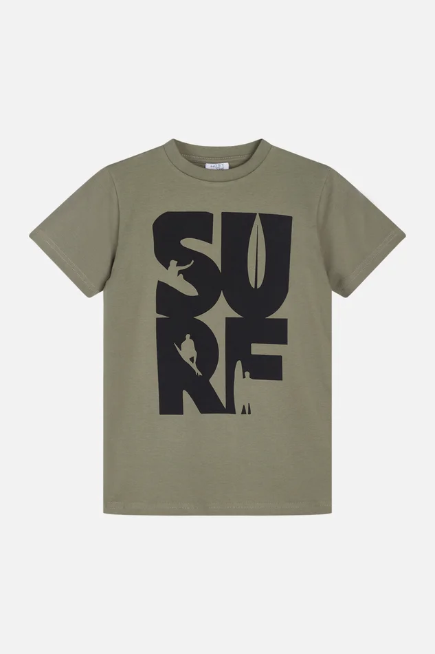 Hust & Claire Alwin Kurzarm Shirt Khaki SURF