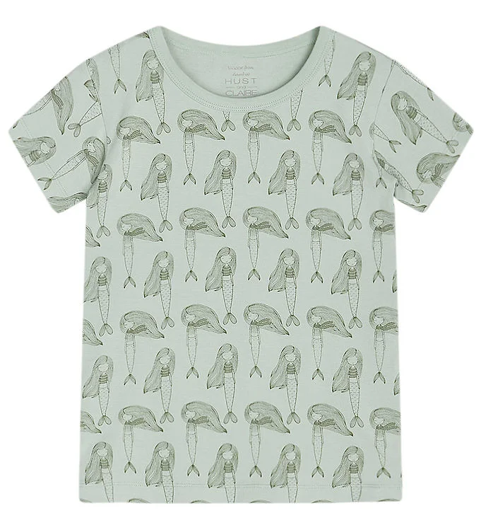 Hust & Claire Bambus Kurzarm Shirt ASU Meerjungfrau grün