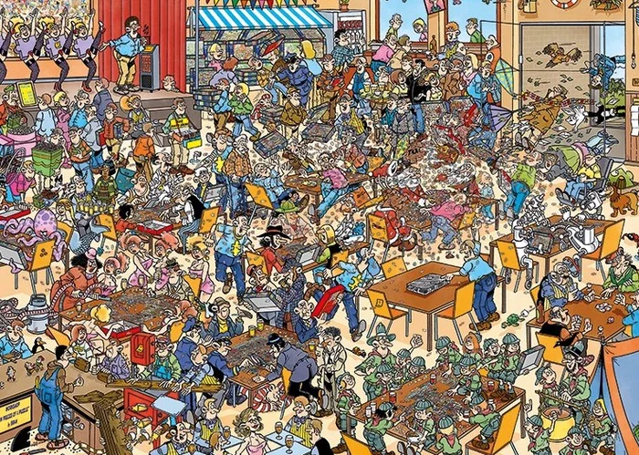 Jan van Haasteren Legpuzzel – NK Puzzling Championships, 1000st.