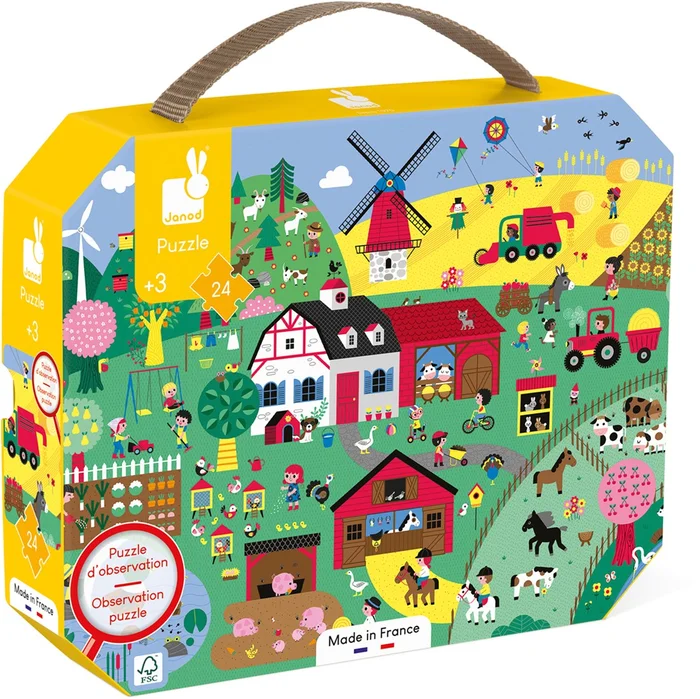 Janod – 24-teiliges Kinderpuzzle