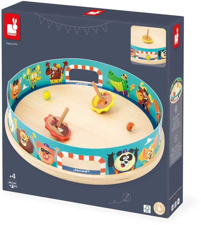 Janod Applepop – Arena mit Kreiseln