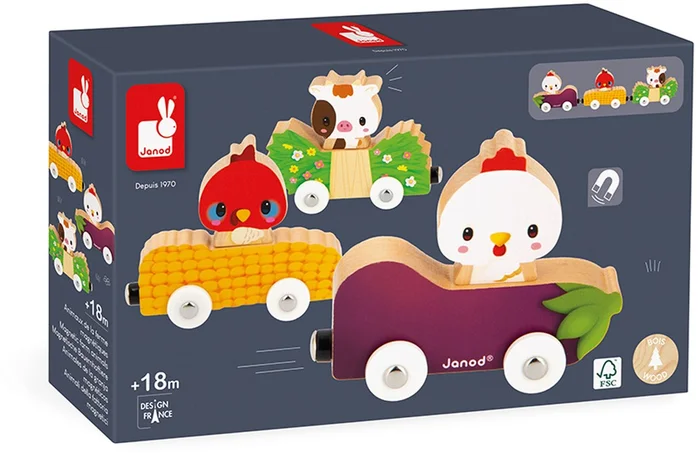 Janod Farm – Magnetische Bauernhoftiere
